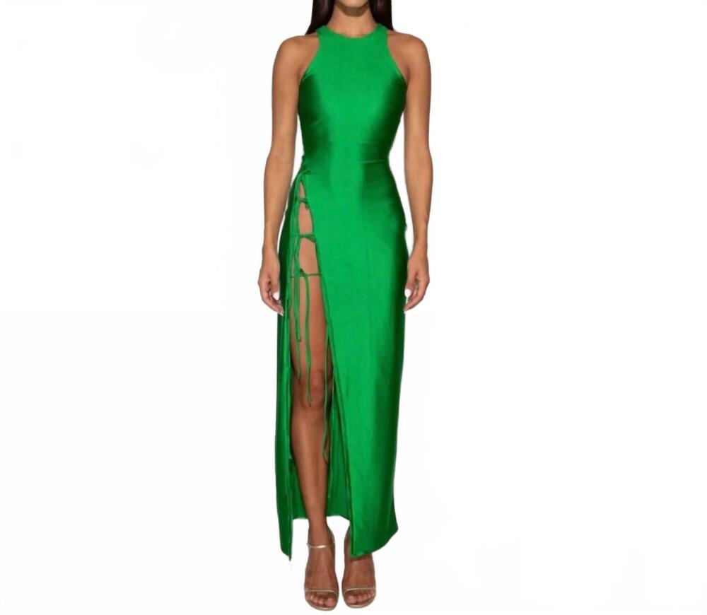 NEW MOTHER OF ALL nela maxi dress in green